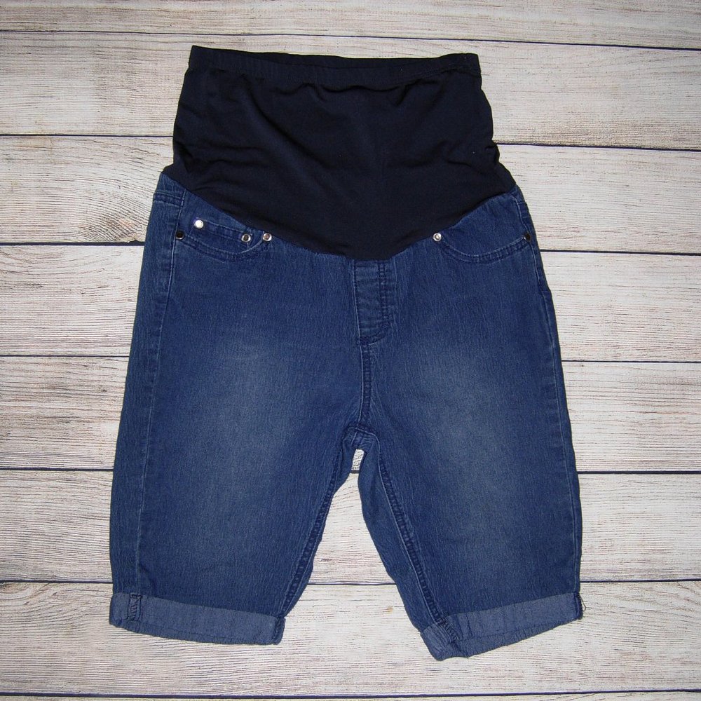 Times Two Maternity Bermuda Shorts M